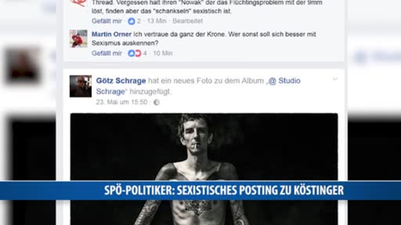 SPÖ Politiker sorgt mit Sexismus Posting über Köstinger für Skandal