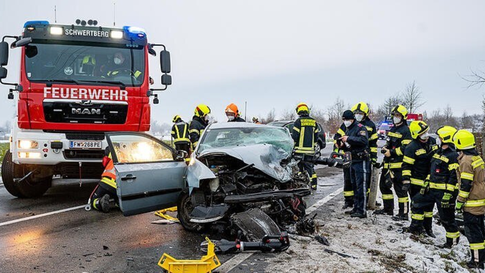 60 Jährige bei Verkehrsunfall tödlich verunglückt