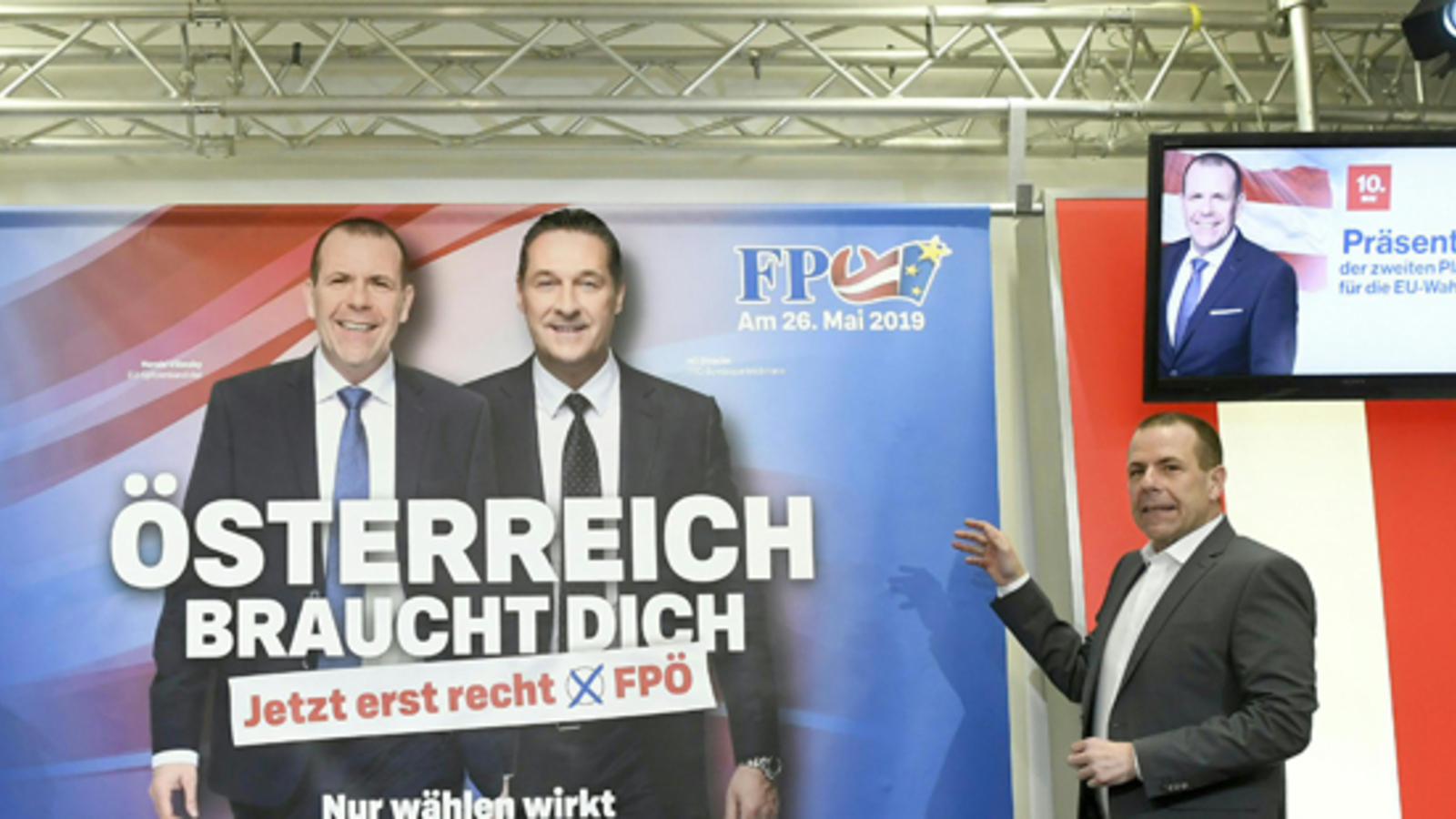 Eu Wahl Fp Plakatiert Nun Vilimsky Und Strache Im Duo