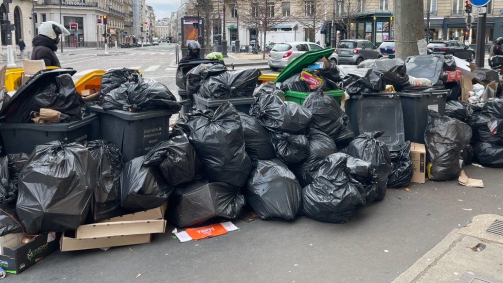 Paris Stadt der Liebe versinkt im Müll