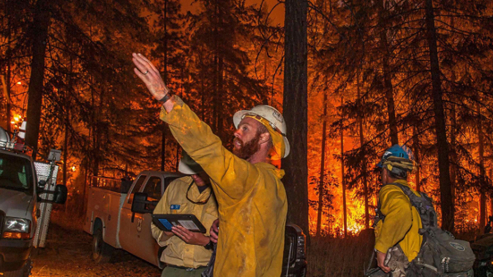 Waldbr Nde In Den Usa Feuerwehrleute Tot