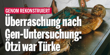 Überraschung nach Gen-Untersuchung: 'Ötzi' war Türke
