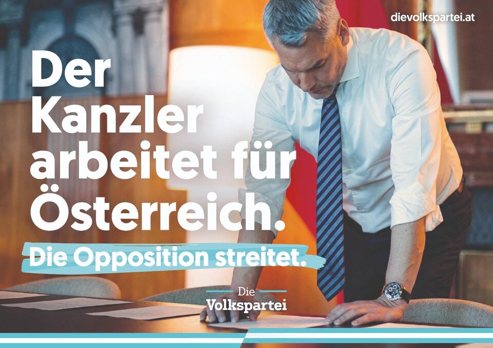 ÖVP startet mit Kampagne in Vor-Wahlkampf