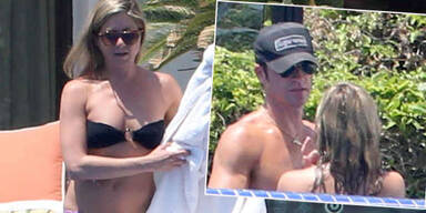 Jennifer Aniston & Justin Theroux in Cabo