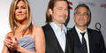 George Clooney, Jennifer Aniston, Brad Pitt