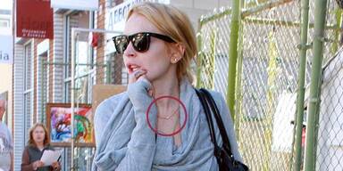 Lindsay Lohan mit der angeblich gestohlenen Kette