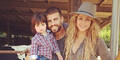 Shakira & Pique mit Sohn Milan