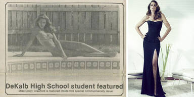 Cindy Crawfords allererstes Model-Foto