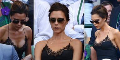 Victoria Beckham:  Negligé bei Wimbledon