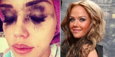 Was ist bloß mit ihrem Make-up passiert?