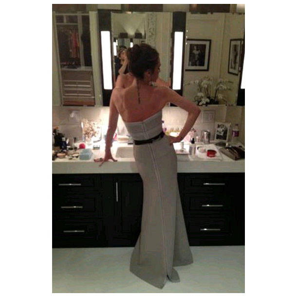 Victoria Beckham backstage