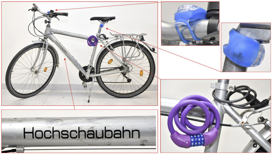 Bankräuber-Fahrrad