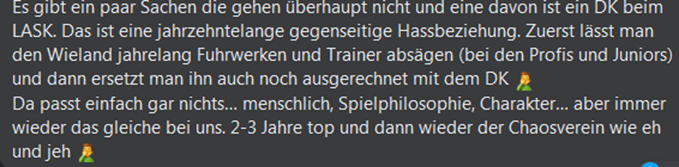 LASK: Aufstand gegen Kühbauer