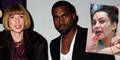 Kim Kardashian, Kanye West, Anna Wintour