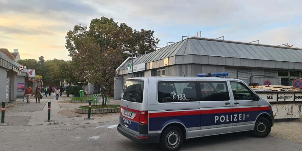 Bankraub Brünner Straße Wien-Floridsdorf