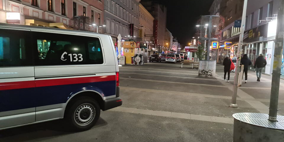 Polizei-Großeinsatz in Wien-Favoriten