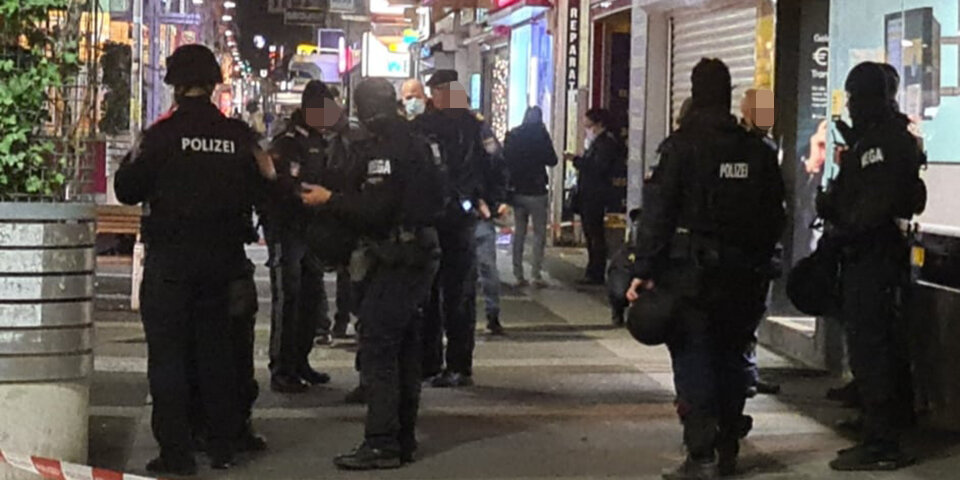 Polizei-Großeinsatz in Wien-Favoriten