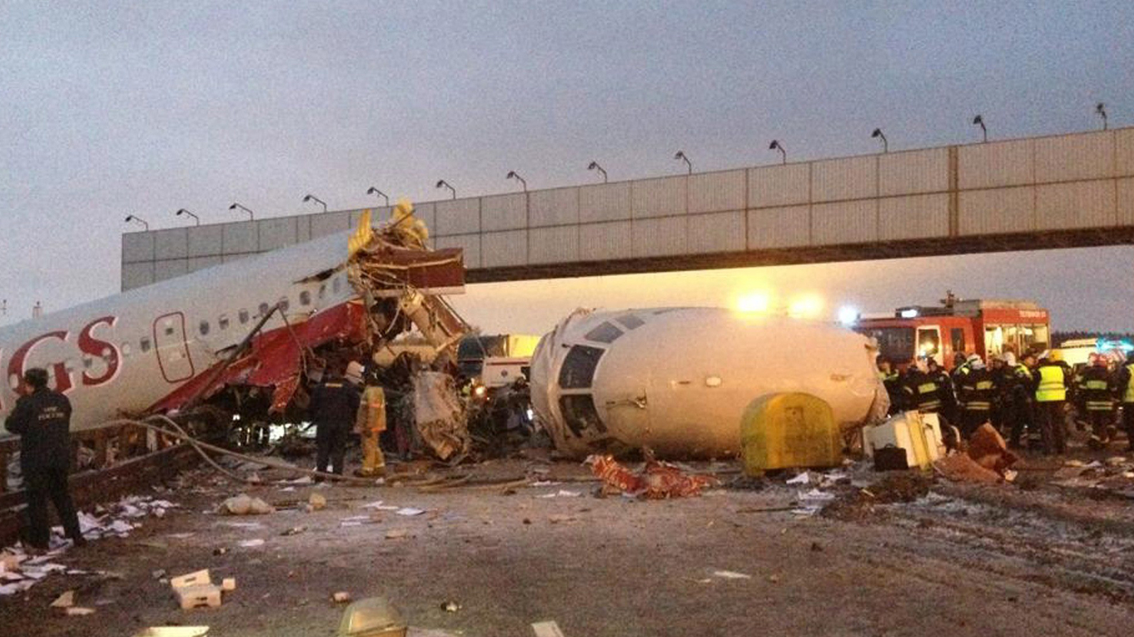 Flugzeugunglück in Moskau