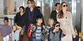 Brad Pitt & Angelina JOolie mit ihren Kindern Maddox, Shiloh, Zahara, Pax, Knox und Vivienne