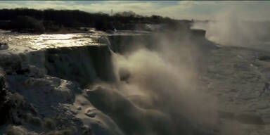 Niagarafälle sind wieder zugefroren