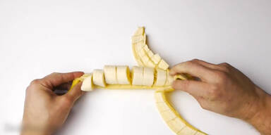Magie: die zerstückelte Banane