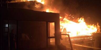 Maria Alm: Hotel-Brand brach am Balkon aus!