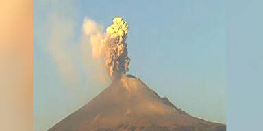 Spektakulärer Vulkanausbruch