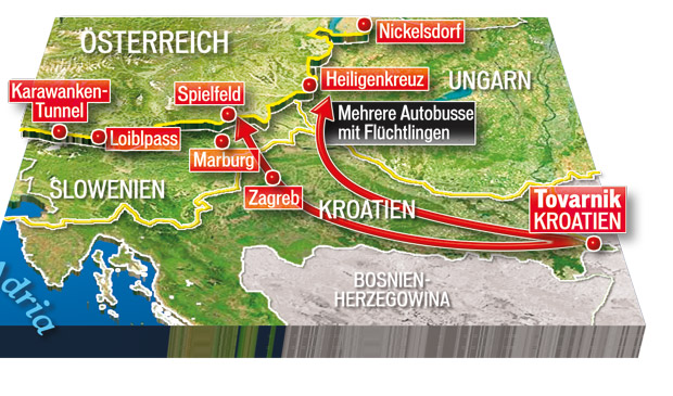 Flüchtlinge nicht zu stoppen