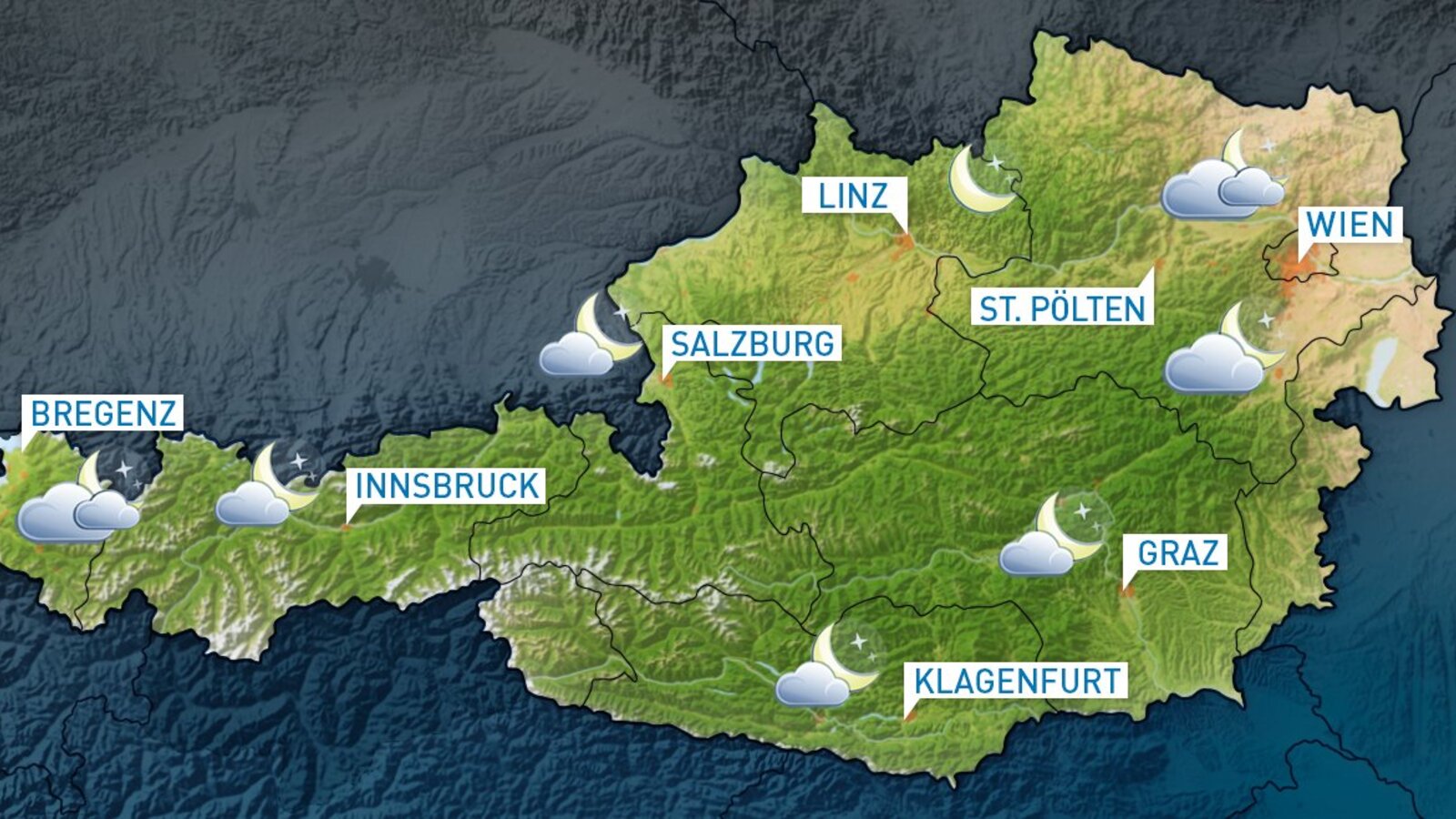 Das Wetterupdate: Wechselnd bewölkt, im Westen regnerisch
