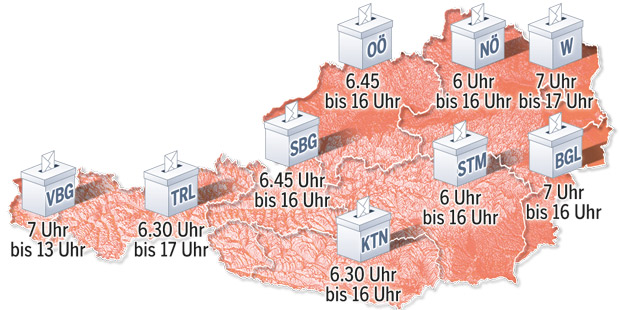 Alle Termine: So läuft der Wahltag