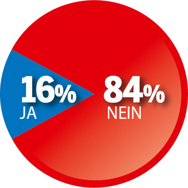 Umfrage: 74 % für Homo-Ehe
