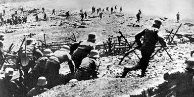 Soldaten schildern Gräuel des 1. Weltkrieges