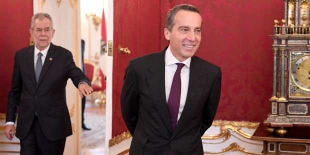 So witzig war Kerns Besuch bei Van der Bellen