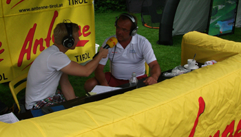 Die erste Station der Ferientour beim Badesee in Going
