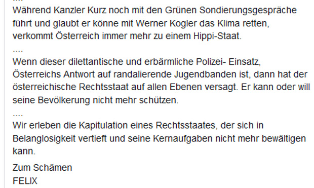 Felix Baumgartner rechnet mit 'Versager- & Hippie-Staat Österreich' ab