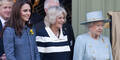 Queen Elizabeth, Camilla, Herzogin Kate von Cambridge