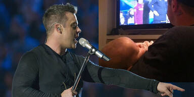 Robbie Williams: Aftershow-Party mit Tochter Teddy