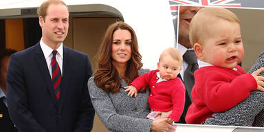 Herzogin Kate, Prinz William & Baby George: Abschied von Australien