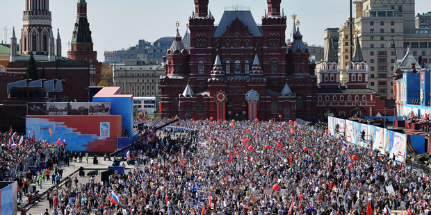 Putins Protz-Parade