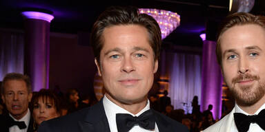 Brad Pitt auf den Golden Globes