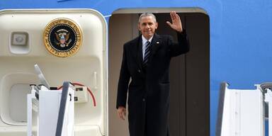 Obama zu Deutschland-Besuch eingetroffen