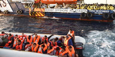 Flüchtlinge Mittelmeer Boot