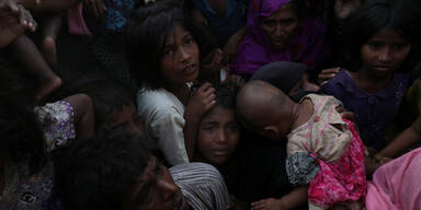 Geflüchtete Rohingyas auf Insel unterbringen