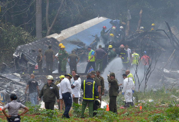 Flugzeug in Kuba abgestürzt
