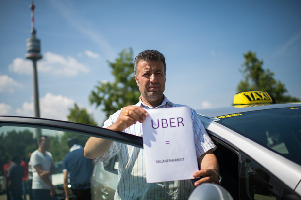 Taxler-Demo legte wieder Wien lahm