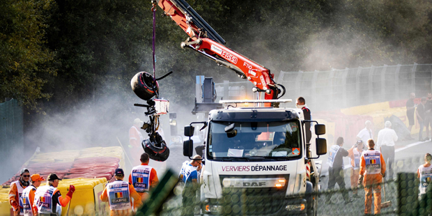 Hubert Spa Formel 2 Crash