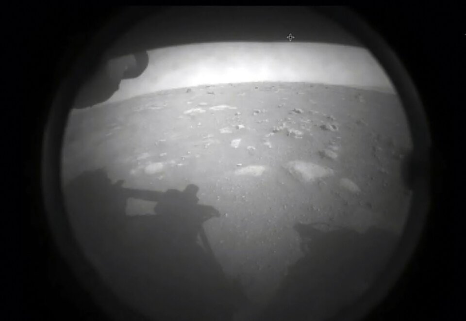 Das ist das erste Bild vom Mars