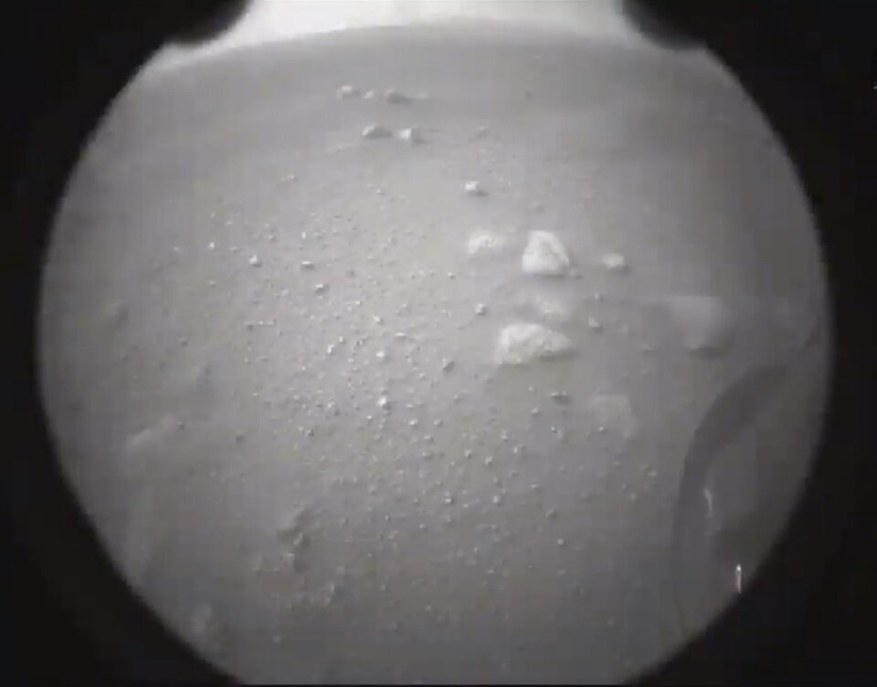 Das ist das erste Bild vom Mars