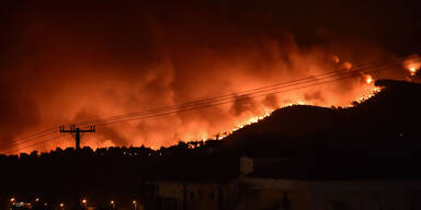 Brände Athen Greichenland