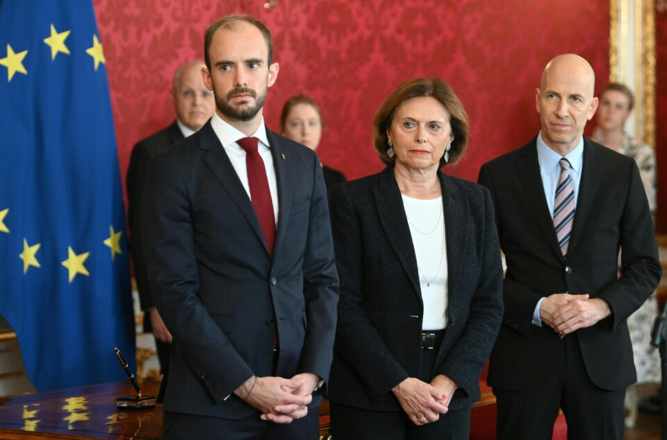 Angelobung Tursky Kocher Kraus-Winkler